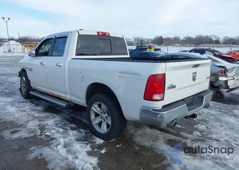 2014 Ram 1500 Slt из США, поврежденный, VIN 1C6RR7GT8ES131279